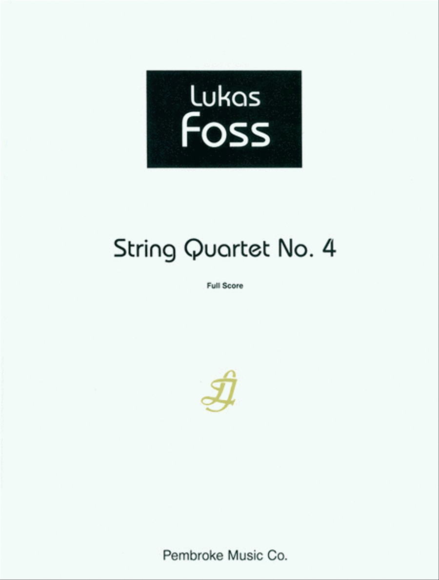 String Quartet No. 4 String Quartet scores gallery preview page 1