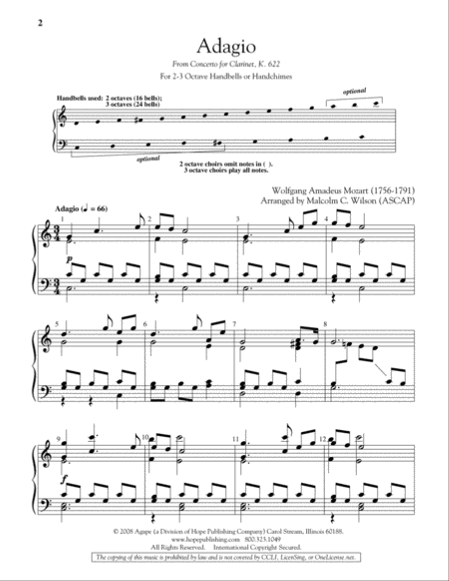 Adagio 3-Octaves scores gallery preview page 2