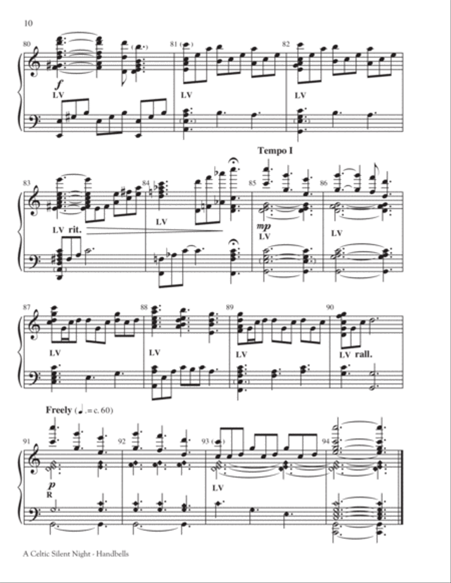 A Celtic Silent Night A Celtic Silent Night 5-Octaves scores gallery preview page 11