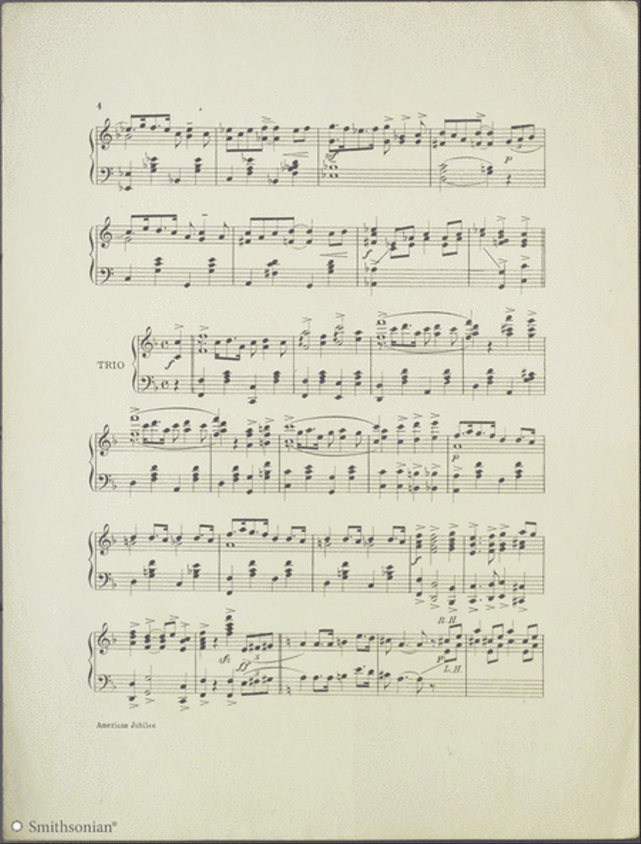 American Jubilee (Patriotic Rag) Piano Solo scores gallery preview page 4