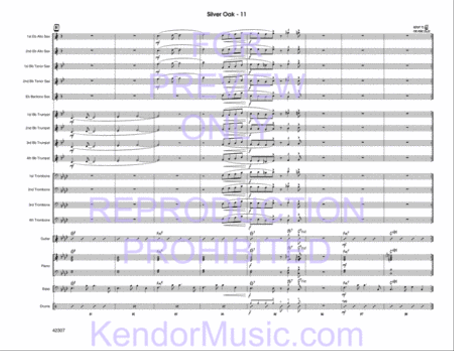 Silver Oak Silver Oak Jazz Ensemble scores gallery preview page 13