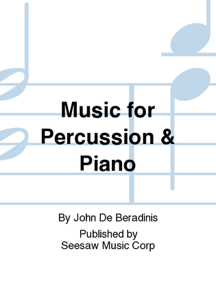 Music for Percussion & Piano