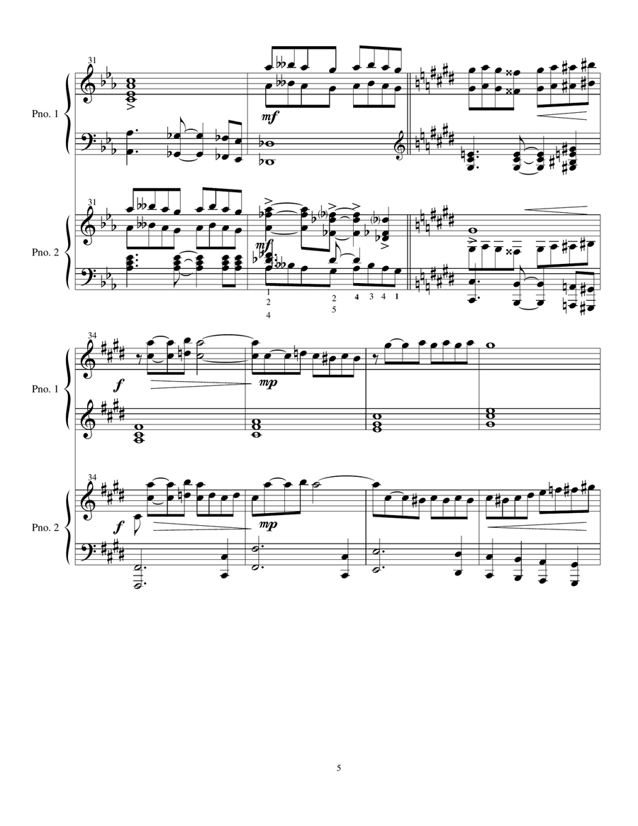 La Perla Negra Piano scores gallery preview page 5