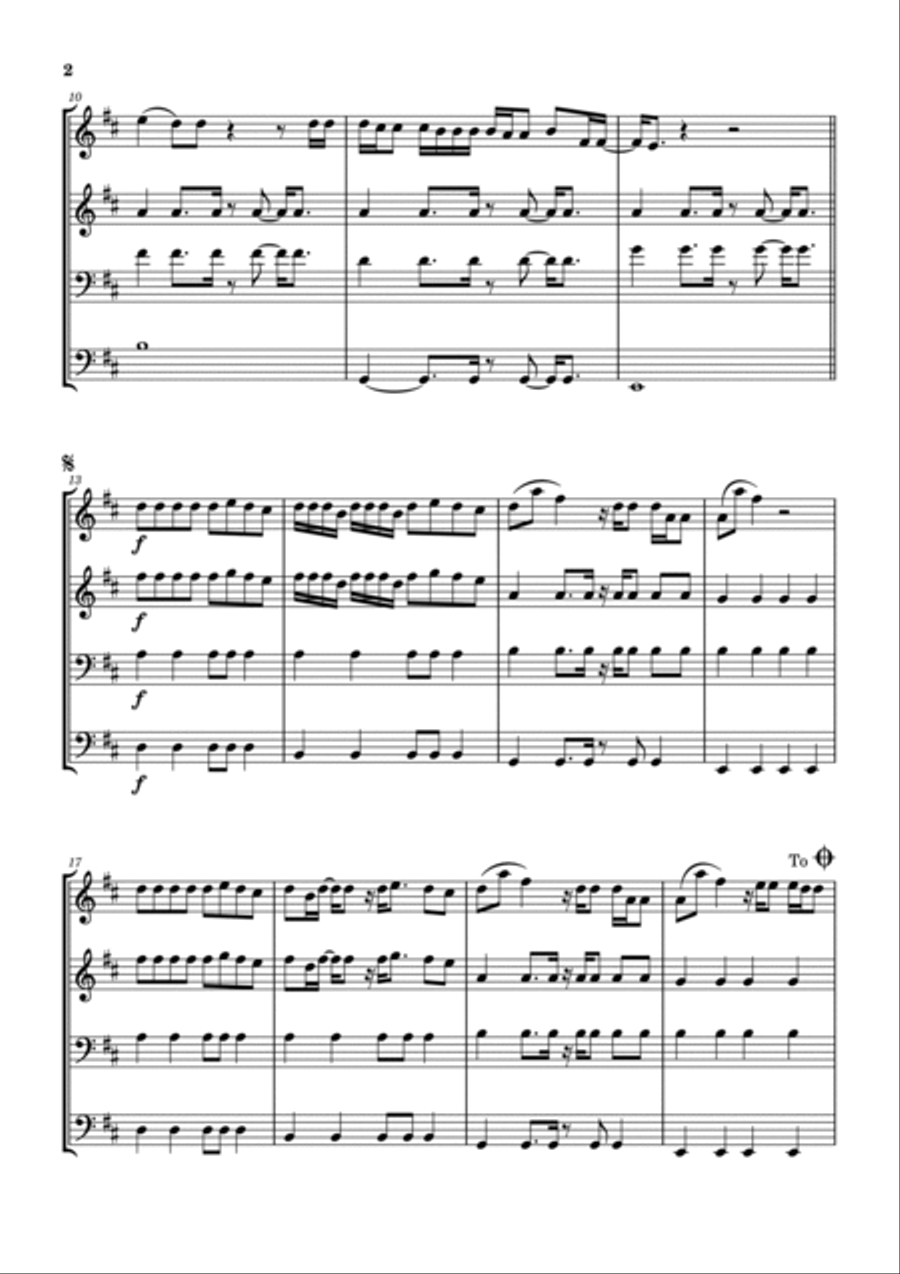 Every Time I Hear That Song Brass Ensemble scores gallery preview page 3