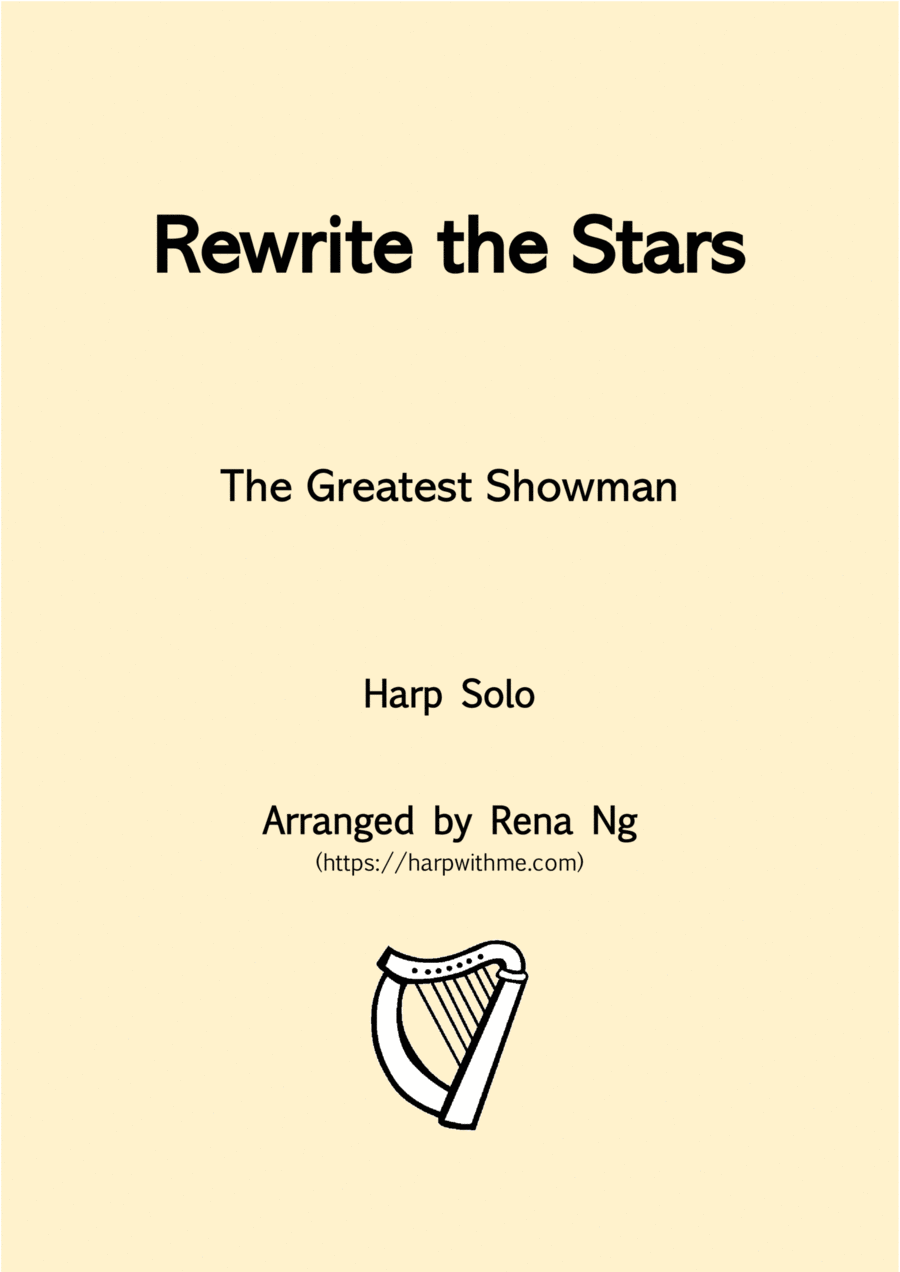 Rewrite The Stars Harp scores gallery preview page 1