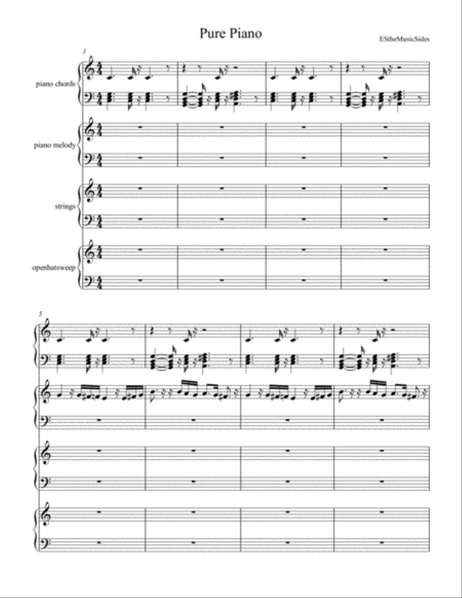Pure Piano Pure Piano Small Ensemble scores gallery preview page 2