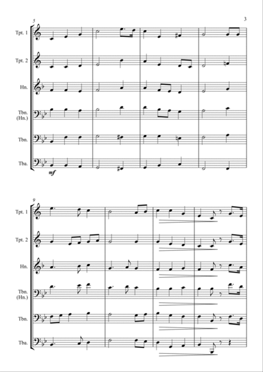 The Star-Spangled Banner - for Brass Quintet Brass Quintet scores gallery preview page 6