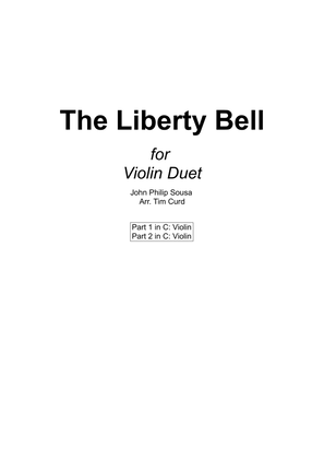 Book cover for The Liberty Bell for Violin Duet