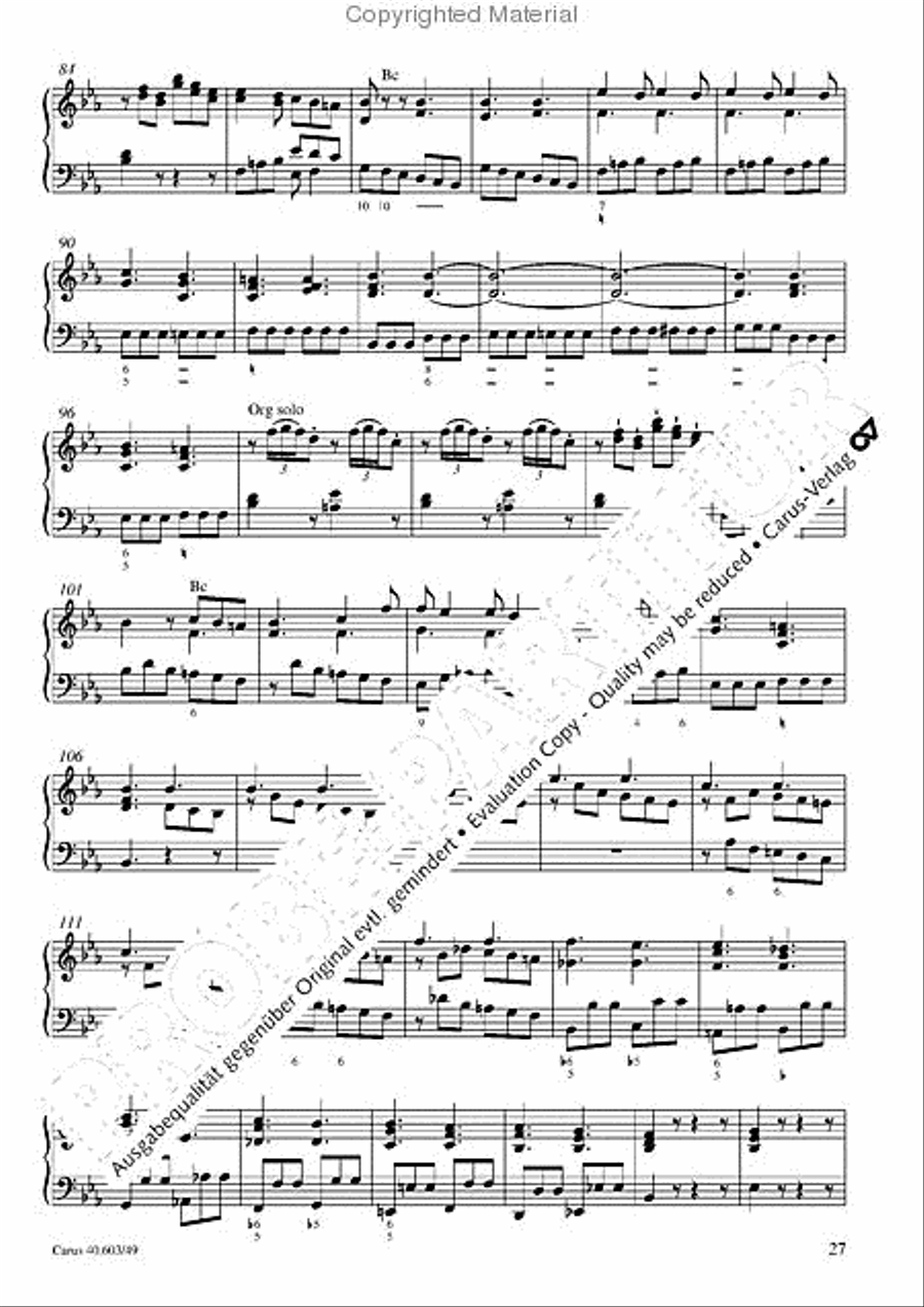 Grosse Orgelsolomesse in Es Voice scores gallery preview page 28