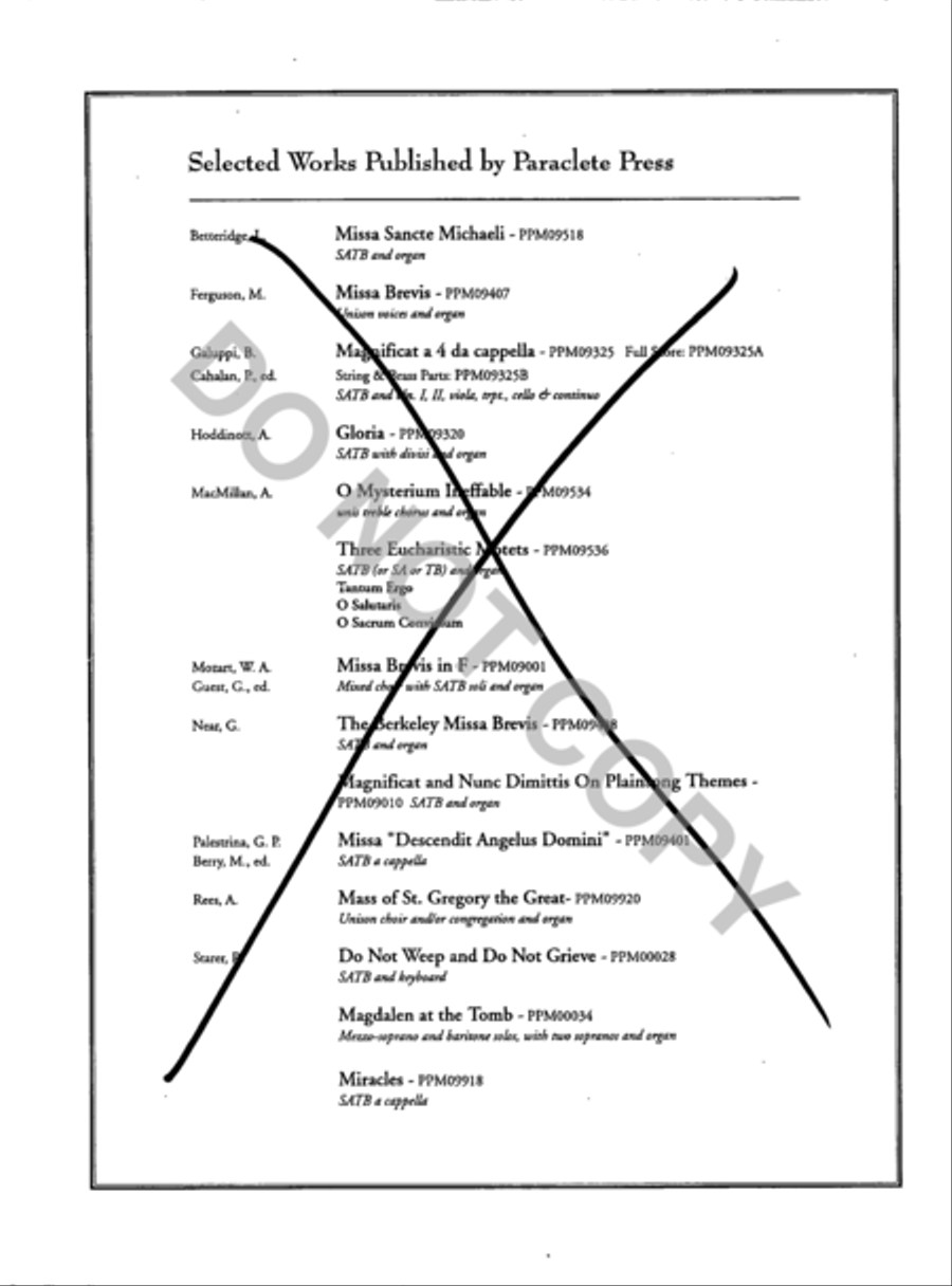Magdalen at the Tomb Magdalen at the Tomb Choir scores gallery preview page 23