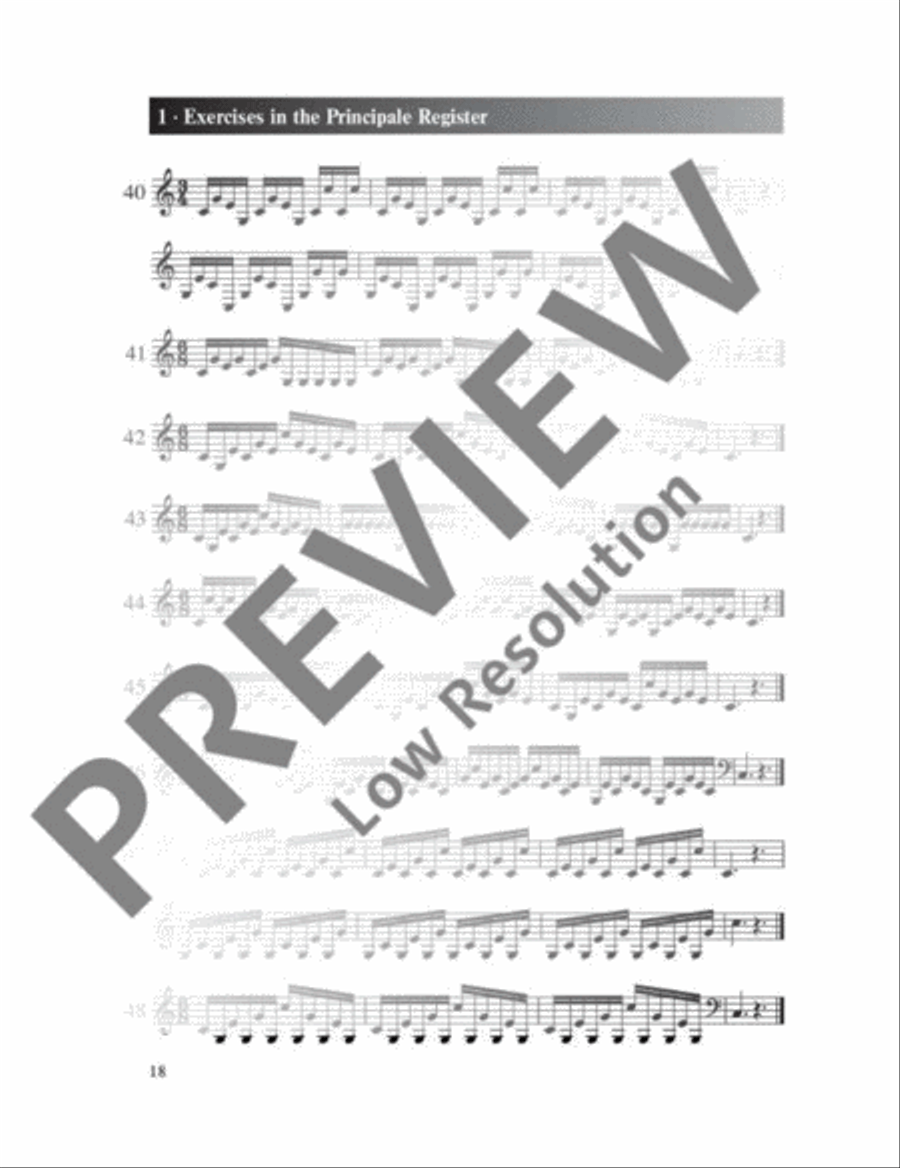 The Art of Baroque Trumpet Playing Trumpet scores gallery preview page 19