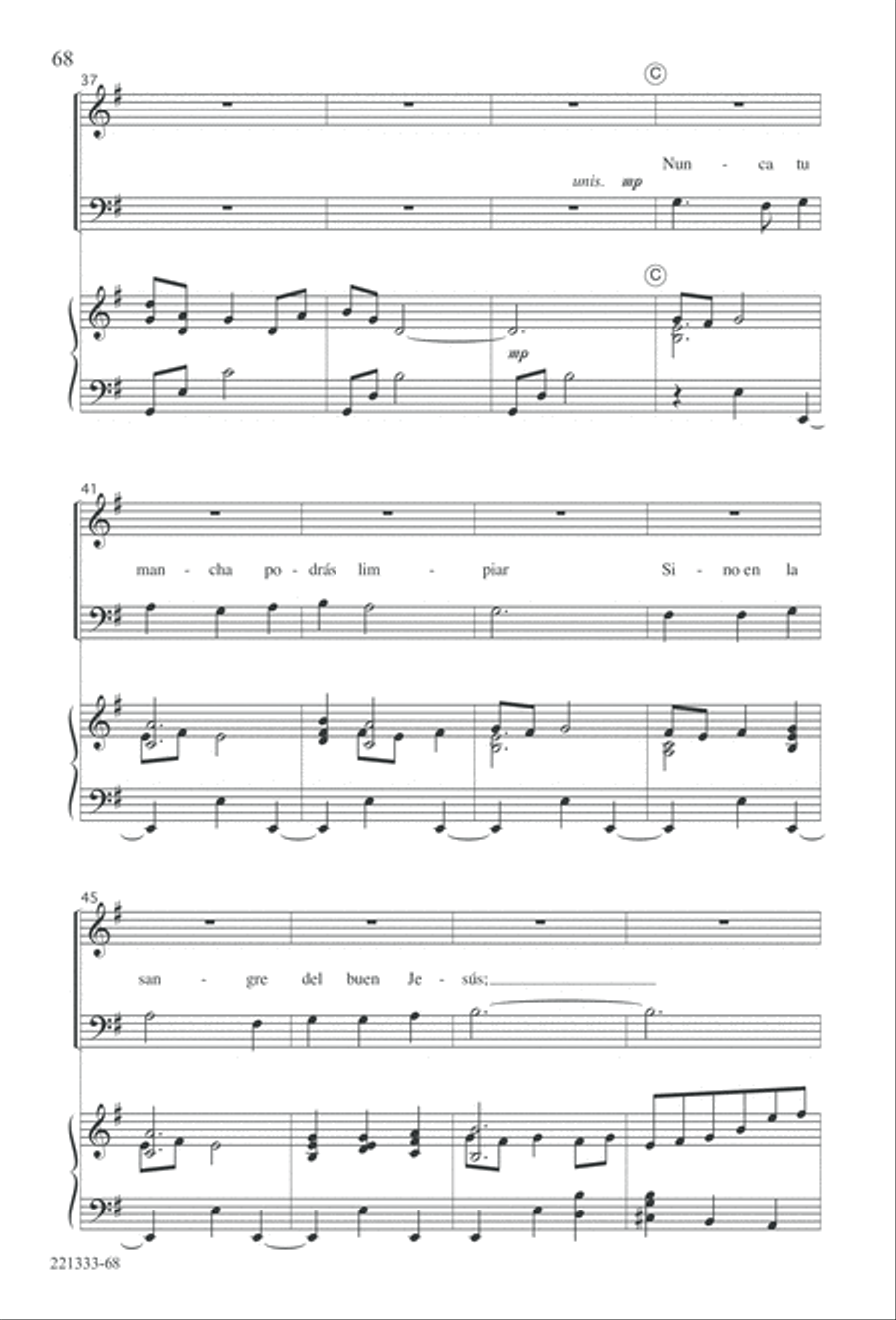 Siervos de Jesus Siervos de Jesus 4-Part scores gallery preview page 72