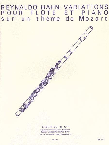 Variations On A Mozart Tune, For Flute And Piano (flute And Piano)
