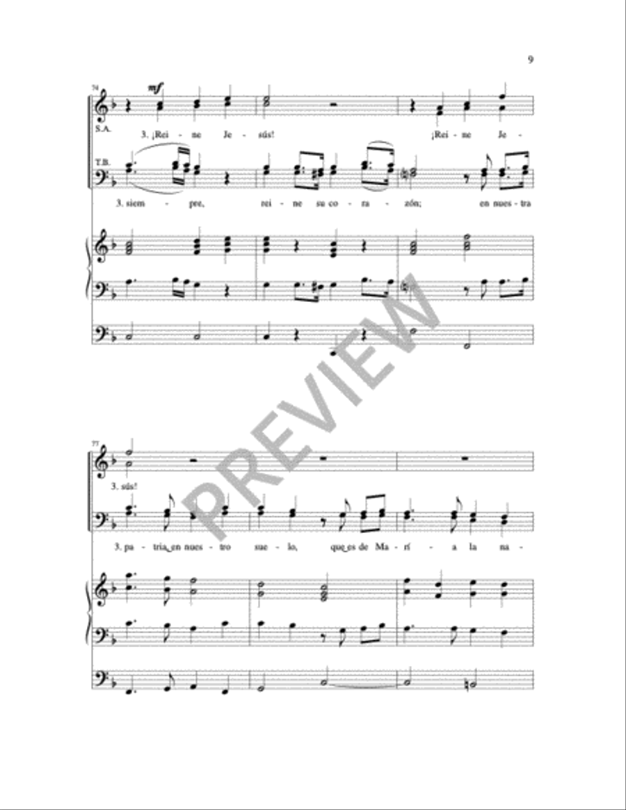 Tu Reinaras Tu Reinaras 4-Part scores gallery preview page 16