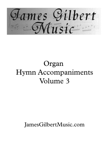 Organ Hymn Accompaniments, Volume 3 (ORAC03) image number null