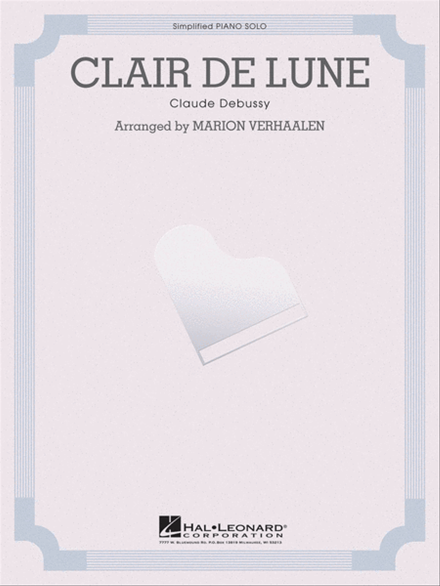 Clair de Lune Piano Solo scores gallery preview page 1