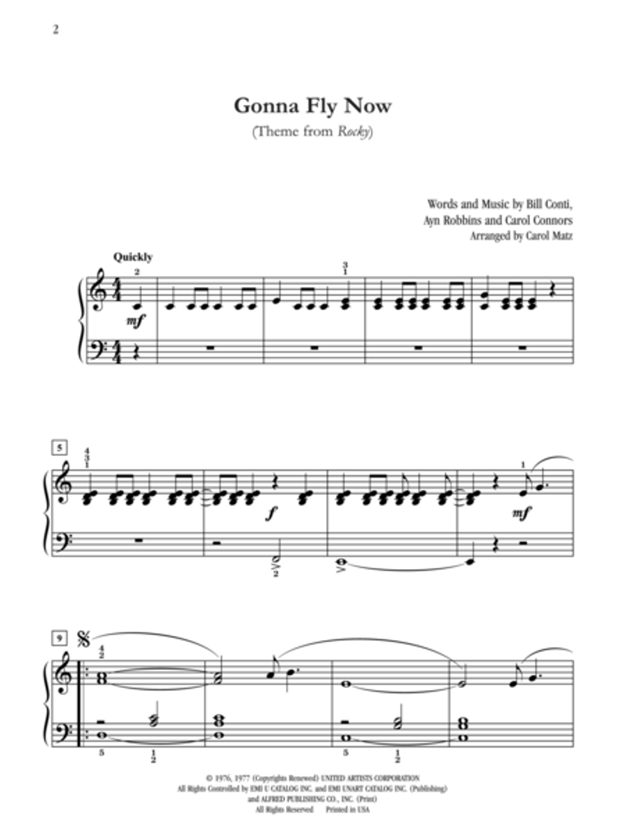 Gonna Fly Now (Theme from Rocky) Small Ensemble scores gallery preview page 2