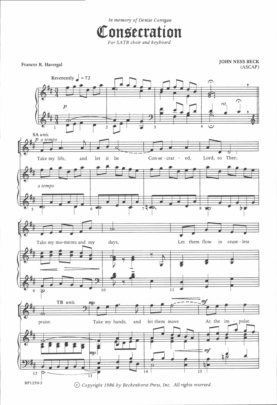 Consecration 4-Part scores gallery preview page 2