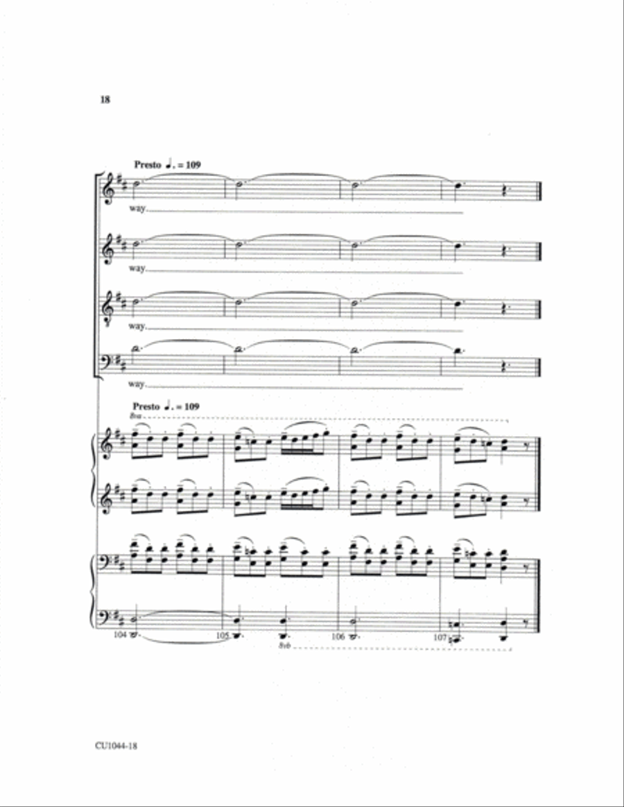 People, Look East - SATB 4-Part scores gallery preview page 12