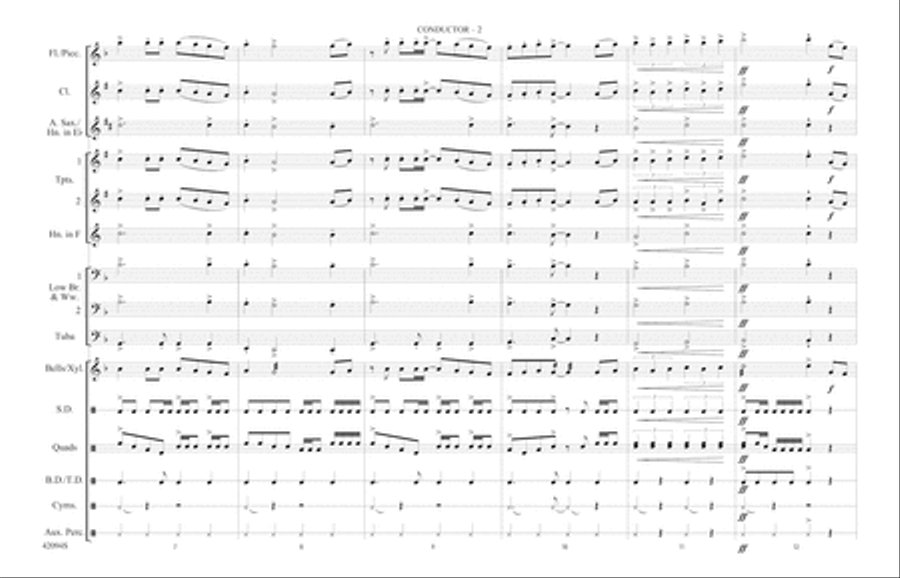Rockin' Sports Jams, Vol. 3: Score Marching Band scores gallery preview page 2