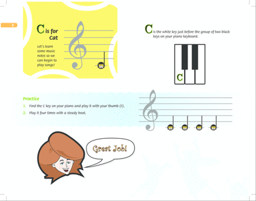 Learning to Play Piano for the Very Young Piano Method scores gallery preview page 9