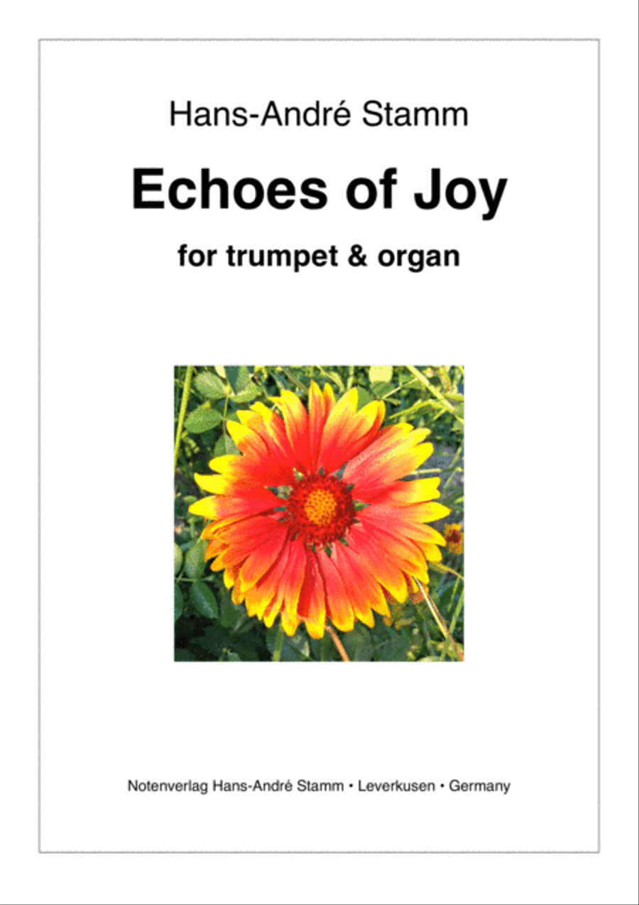 Echoes of Joy for trumpet & organ Trumpet Duet scores gallery preview page 1