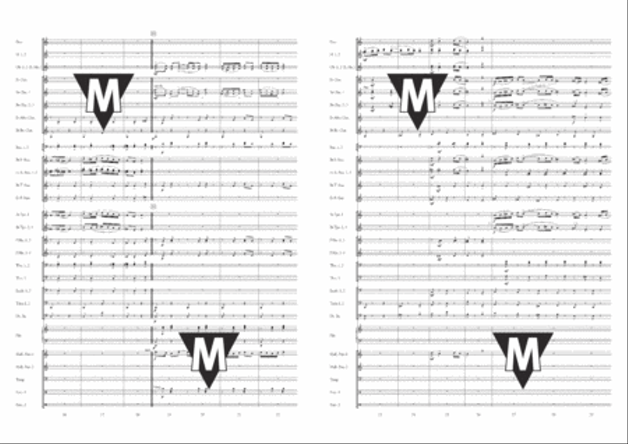 Romanian Dances II - Suite Concert Band scores gallery preview page 31