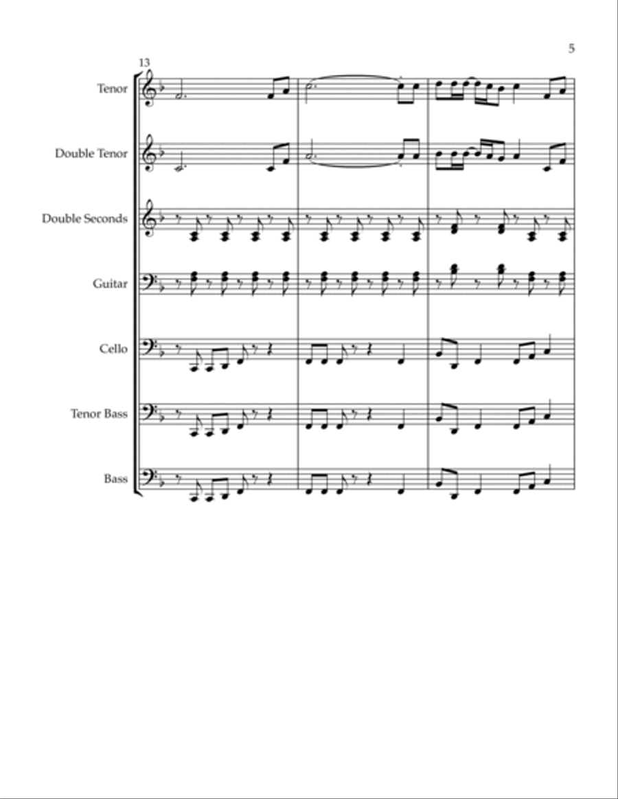 Caribbean Medley Percussion Ensemble scores gallery preview page 5