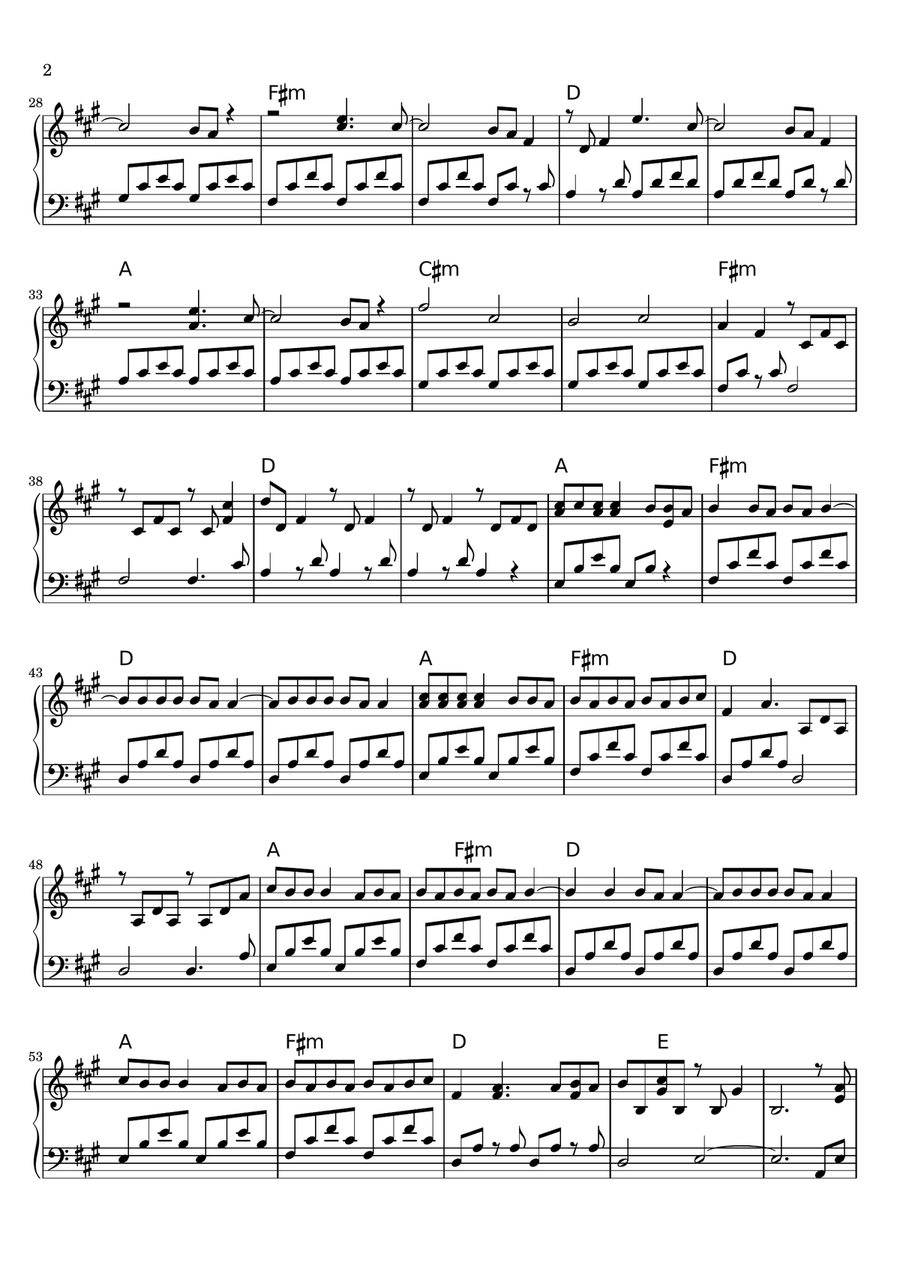 Someone Like You Someone Like You Piano Solo scores gallery preview page 2