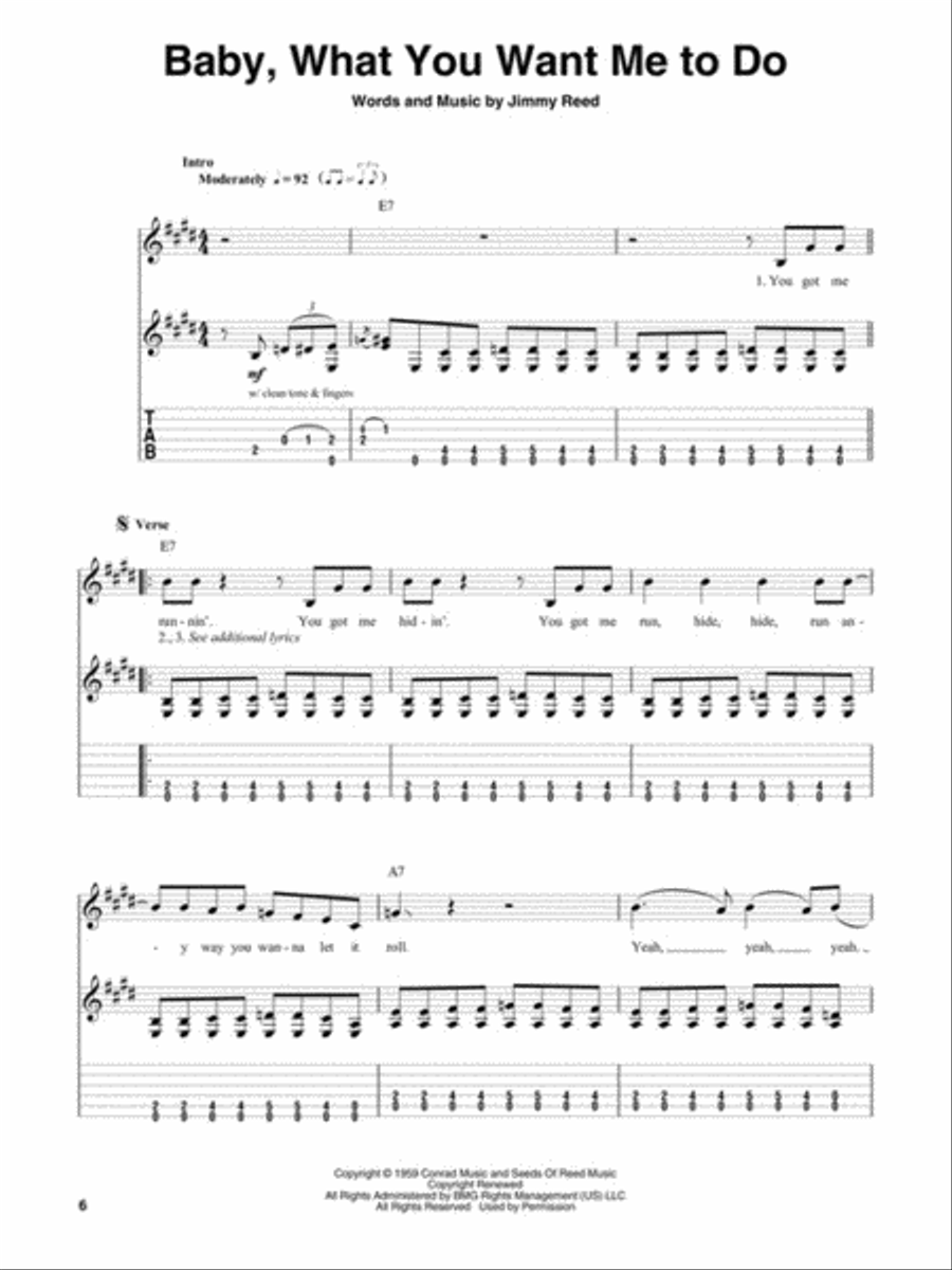 Blues Standards Blues Standards Electric Guitar scores gallery preview page 3