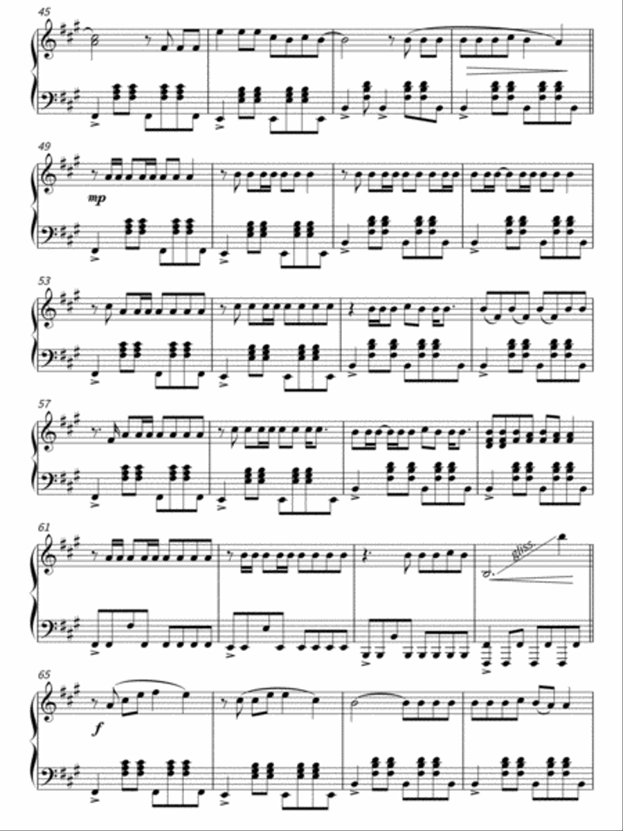 Zusammen Piano Solo scores gallery preview page 3