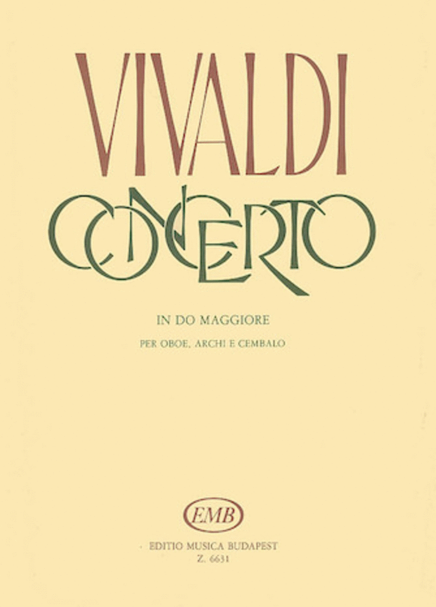 Antonio Vivaldi: Concerto in C Major for Oboe, Strings, and Continuo, RV 451