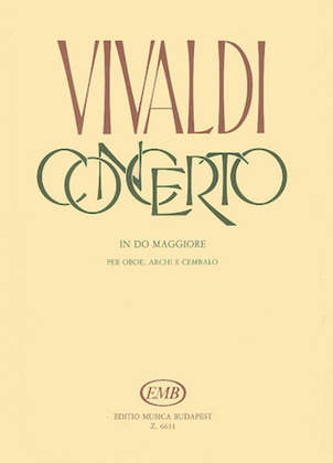 Book cover for Concerto in C Major for Oboe, Strings, and Continuo, RV 451