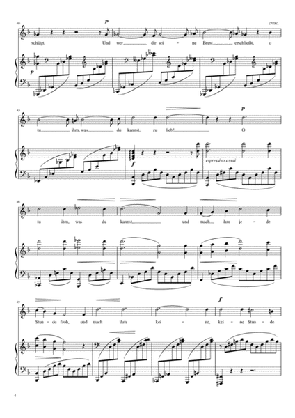 O lieb so lang du lieben kannst (Franz Liszt) [Low Voice; key: D]