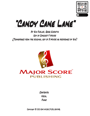 Book cover for Candy Cane Lane