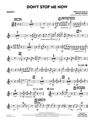 Don't Stop Me Now (arr. Paul Murtha) - Trumpet 1