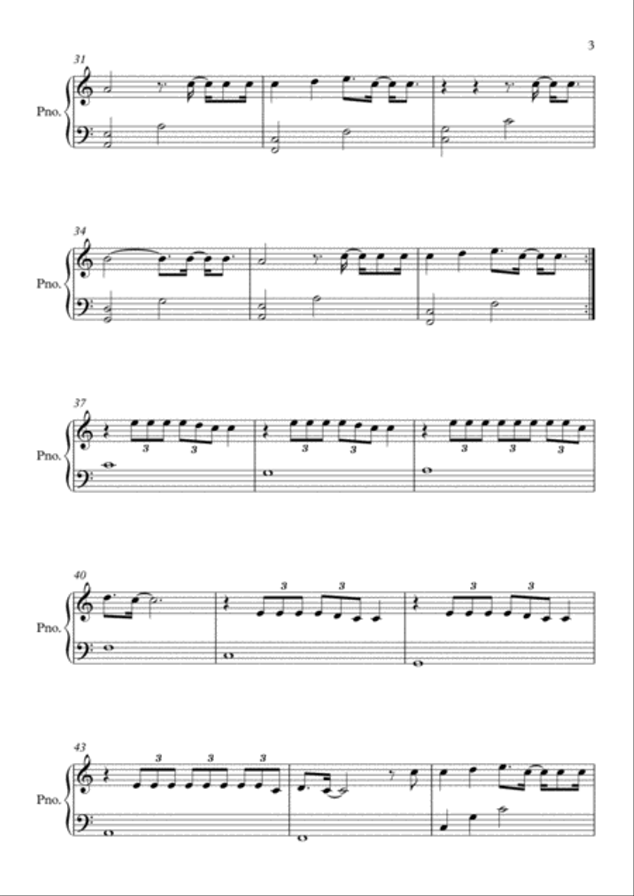 Girls Like You Easy Piano scores gallery preview page 3