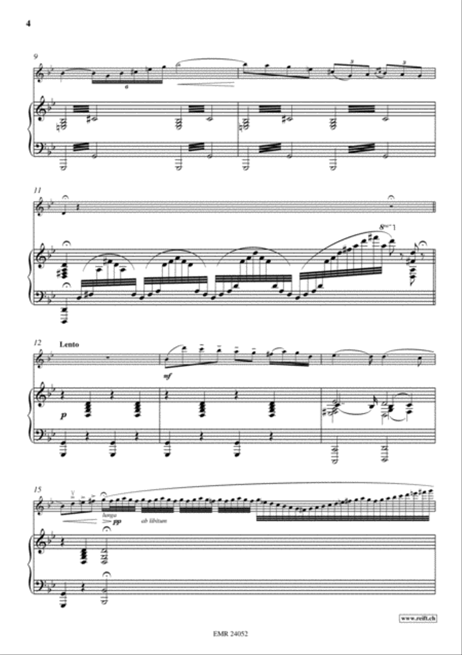 Gipsy Airs Flute Solo scores gallery preview page 4