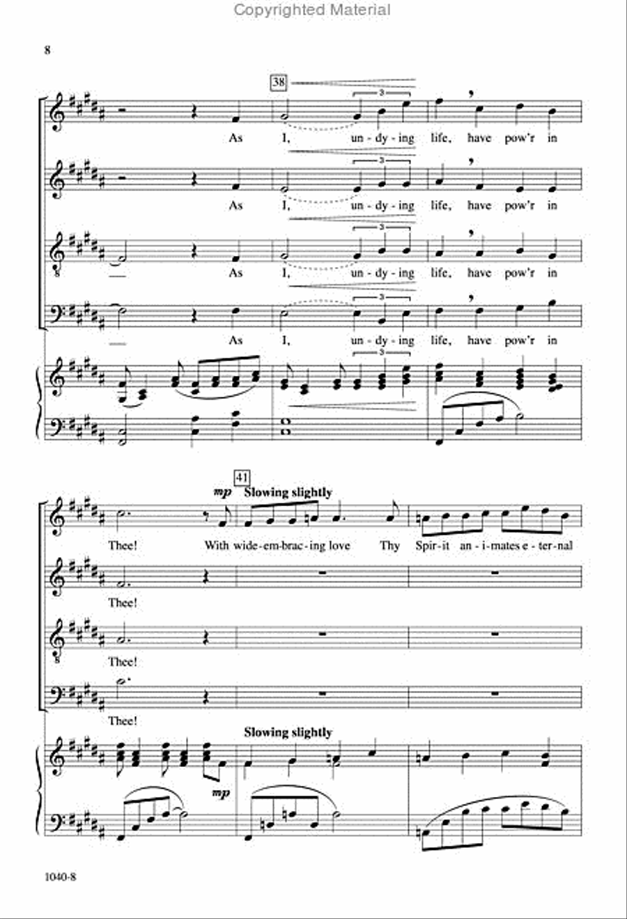 I See the Heaven's Glories Shine - SATB Octavo 4-Part scores gallery preview page 7