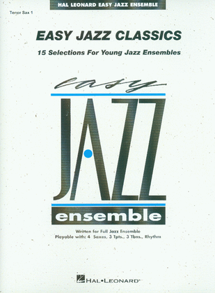 Book cover for Easy Jazz Classics – Tenor Sax 1