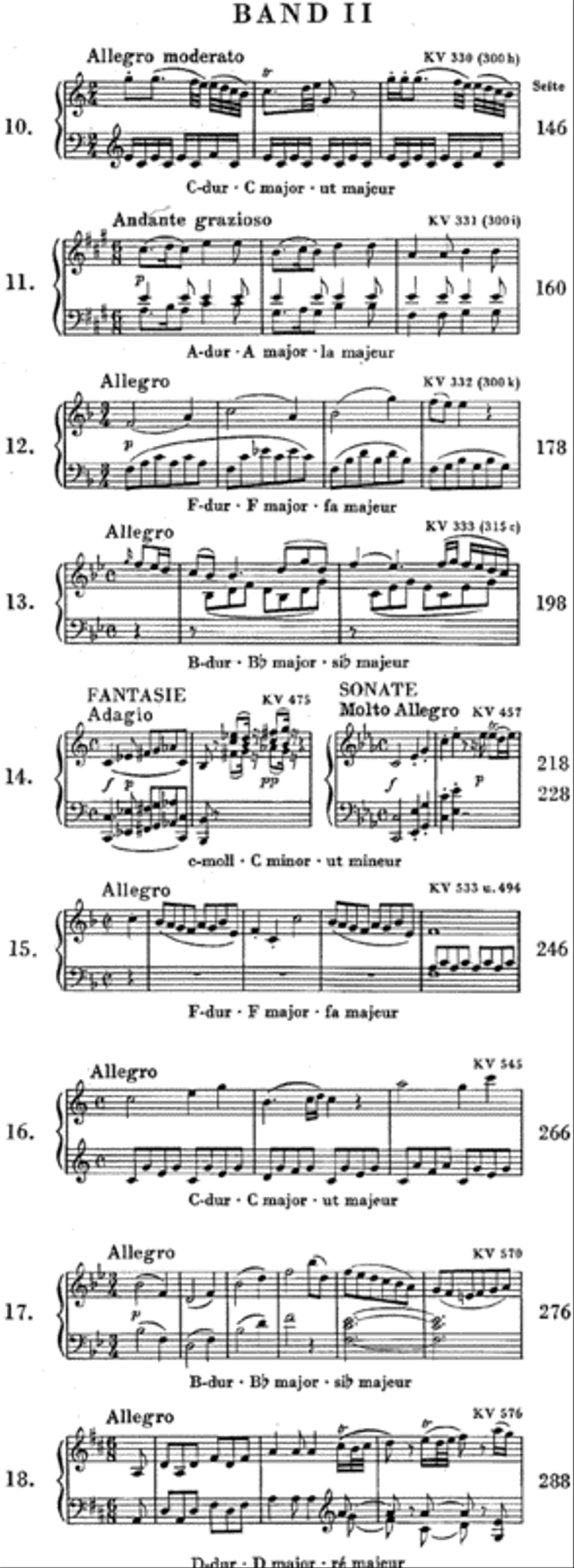Piano Sonatas - Book II