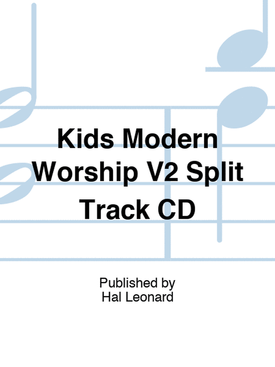 Kids Modern Worship V2 Split Track CD