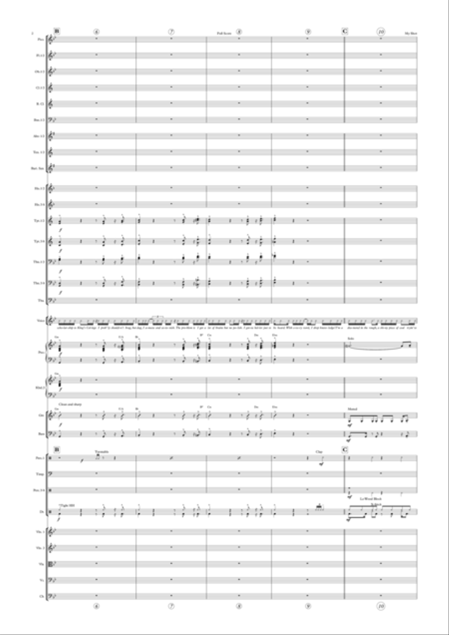 My Shot Full Orchestra scores gallery preview page 2