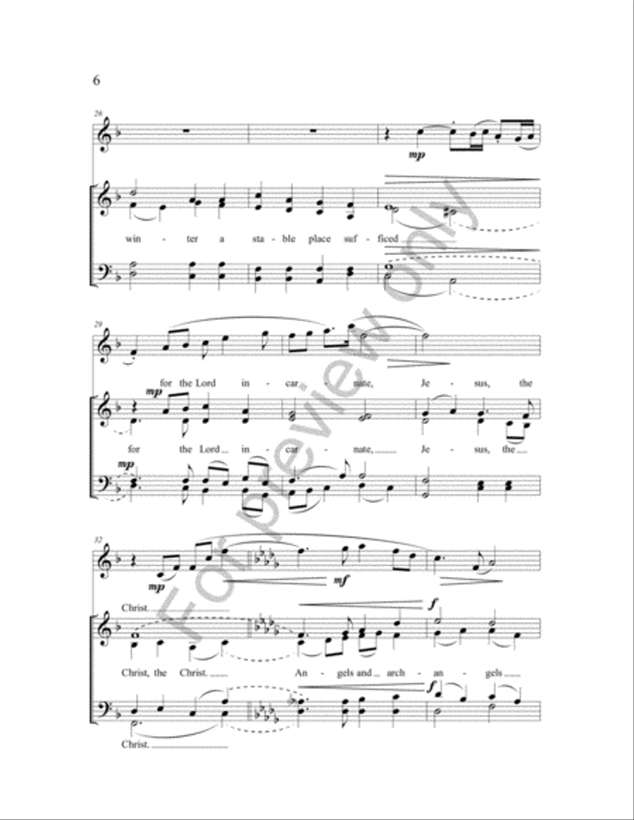 In the Bleak Midwinder 4-Part scores gallery preview page 5