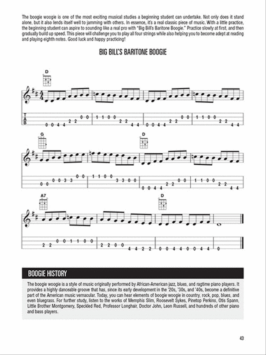 Hal Leonard Baritone Ukulele Method – Book 1 Baritone Ukulele scores gallery preview page 4