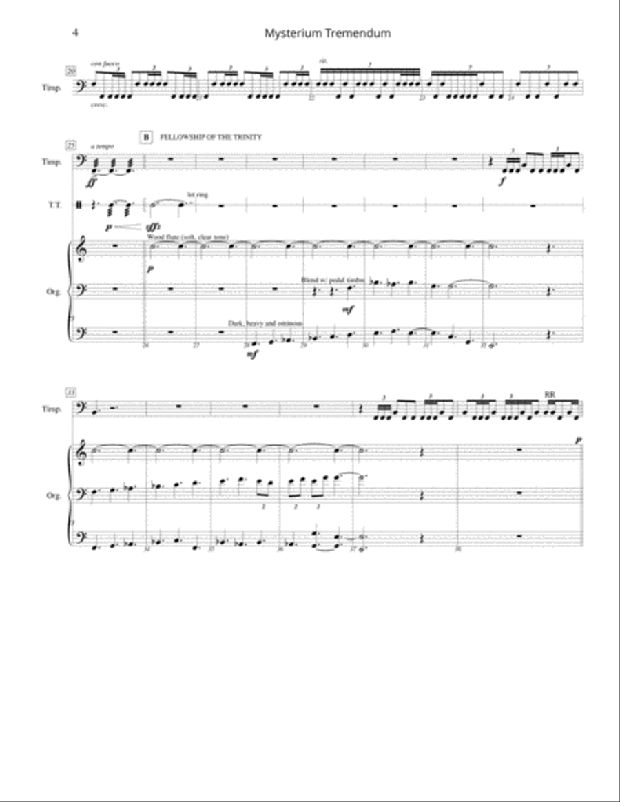 Mysterium Tremendum Small Ensemble scores gallery preview page 4