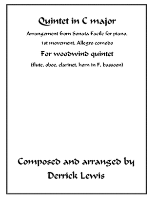 Book cover for Woodwind Quintet; First Mvt. (Allegro)