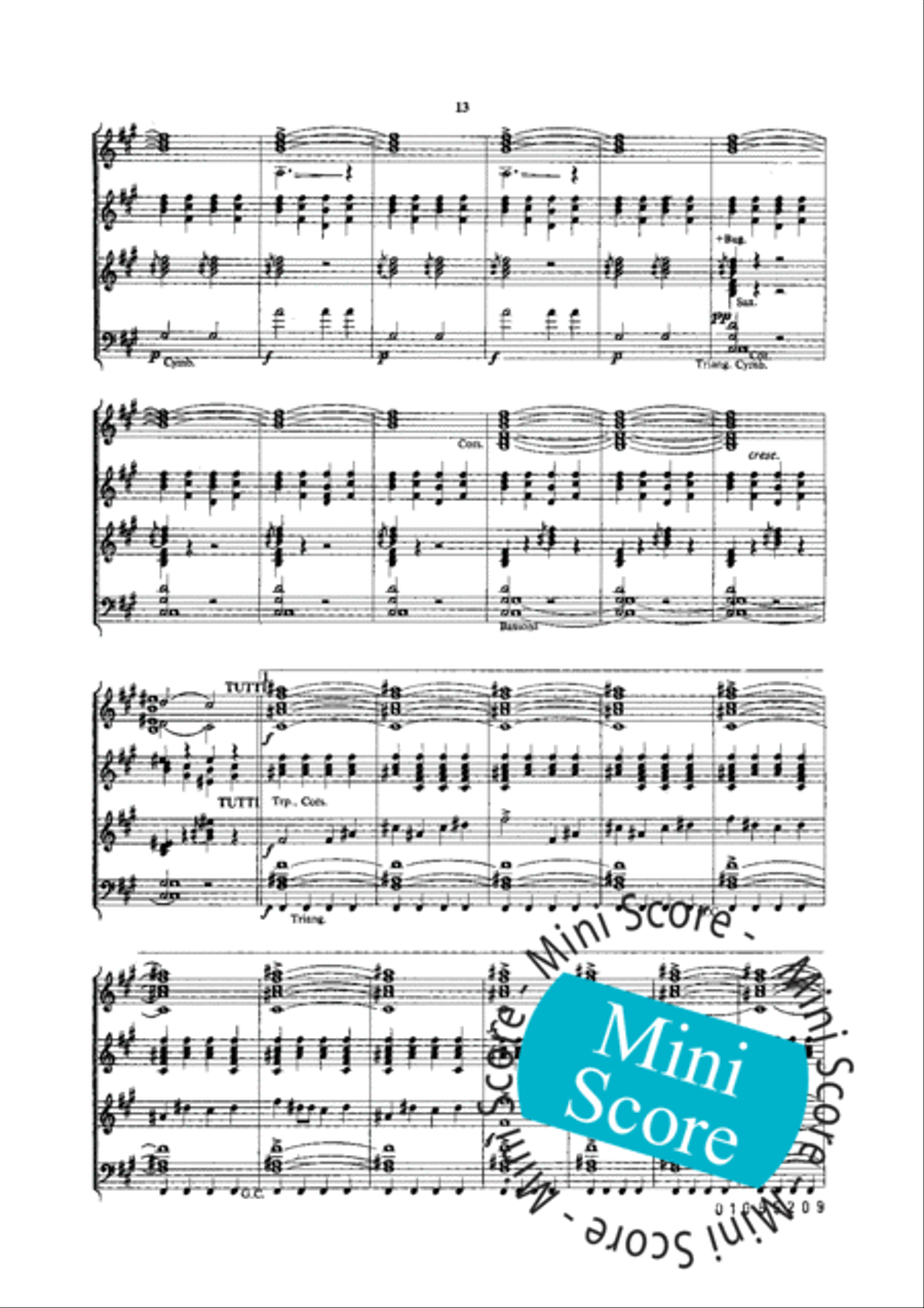 La Grande Paque Russe Concert Band scores gallery preview page 15