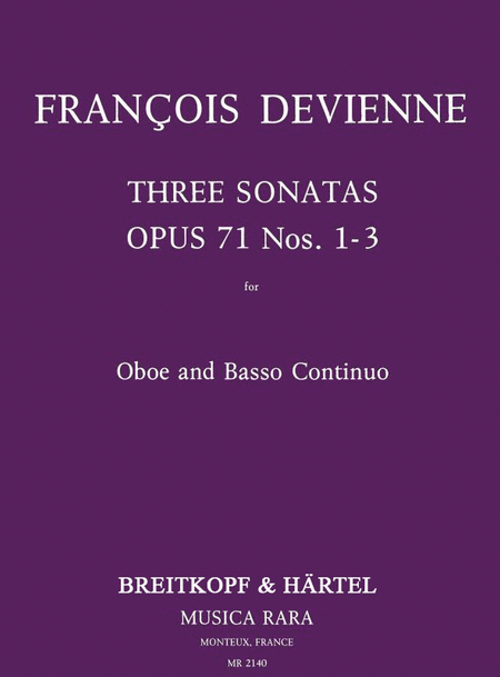 3 Sonatas Op. 71