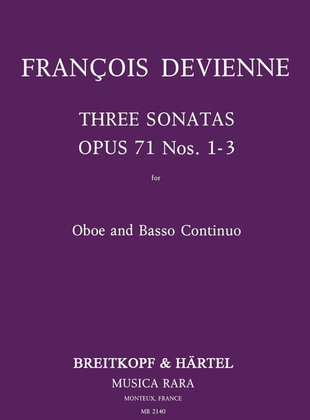 Book cover for 3 Sonatas Op. 71
